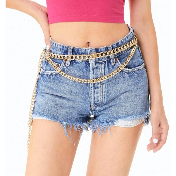 Gold Metal Link Waist Chain Belt for Women Dress Accessories Stylish Gift - Picture 3 of 7